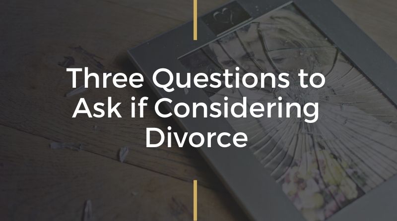 Questions for Divorce