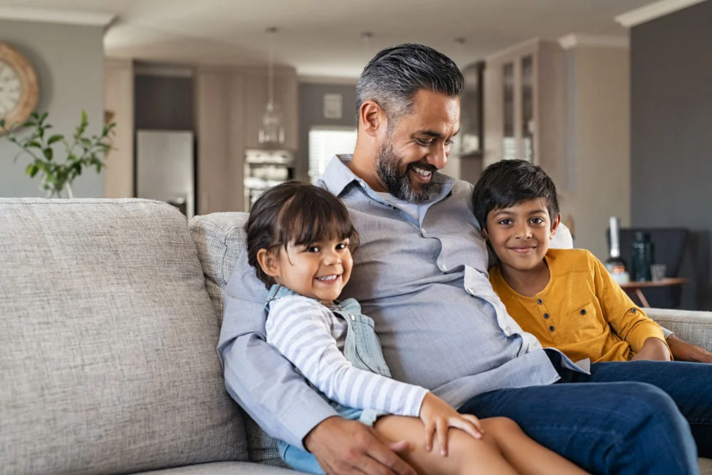 Father with Children