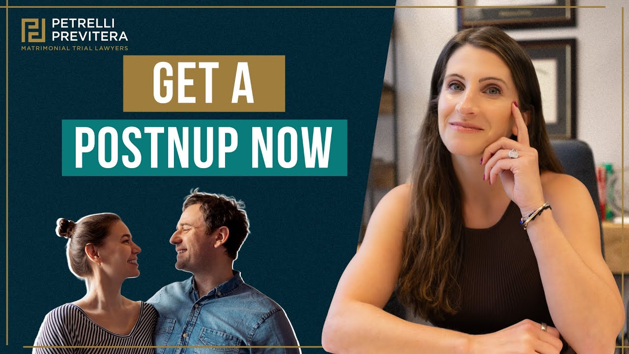 video cover 'get a postnup now'