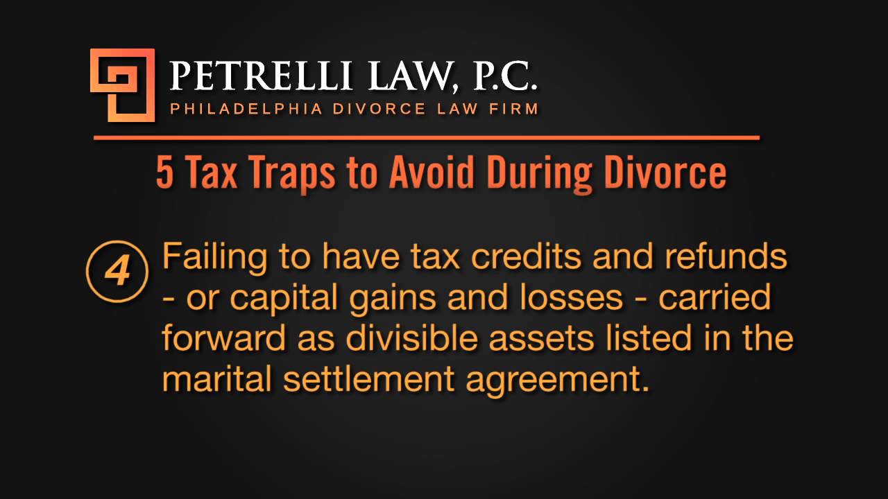 Slides Cover: Tax Traps to Avoid During Divorce